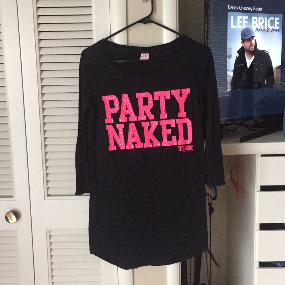 PINK sleep gown in the color black